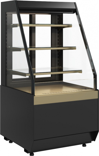 Кондитерская витрина CARBOMA CUBE 2 STANDARD KC70 VM 0,6‑2 2.0 (скошенные боковины) 