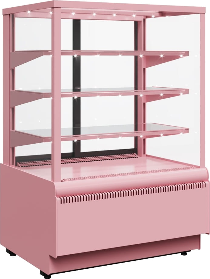 Кондитерская витрина CARBOMA ВХСв‑0,9д CUBE STANDARD ЛЮКС (KC70 VV 0,9‑1) 