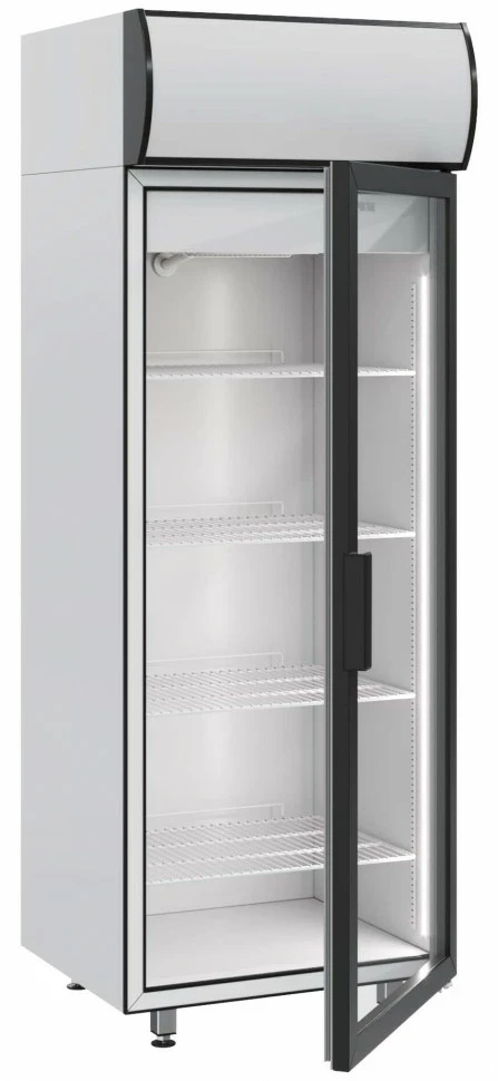 Морозильный шкаф со стеклянной дверью Polair DB105-S 
